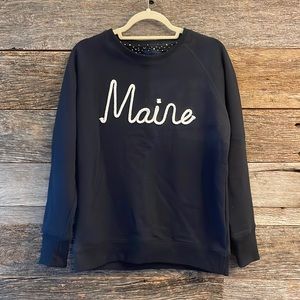 “Maine” navy sweatshirt